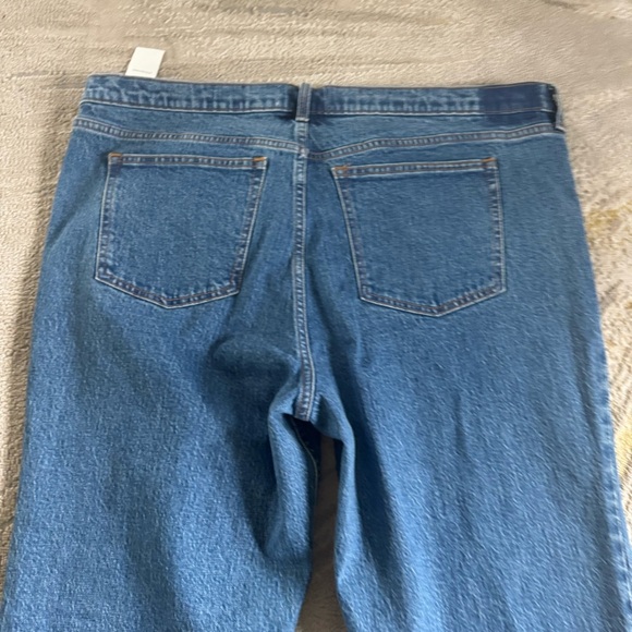 Abercrombie jeans 90s straight leg mid rise Size 35 / 20 new with tags - Picture 12 of 15